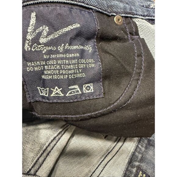 CITIZENS OF HUMANITY WIMBLEDON 254 STRETCH CROPPED KELLY-W26 - Picture 6 of 11